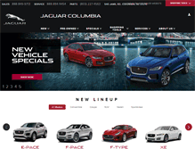 Tablet Screenshot of jaguarcolumbia.com